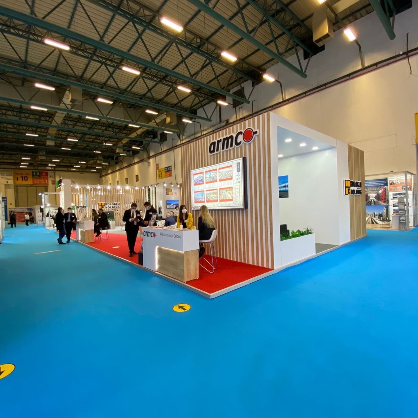 Dikey Design exhibition stand project view 58