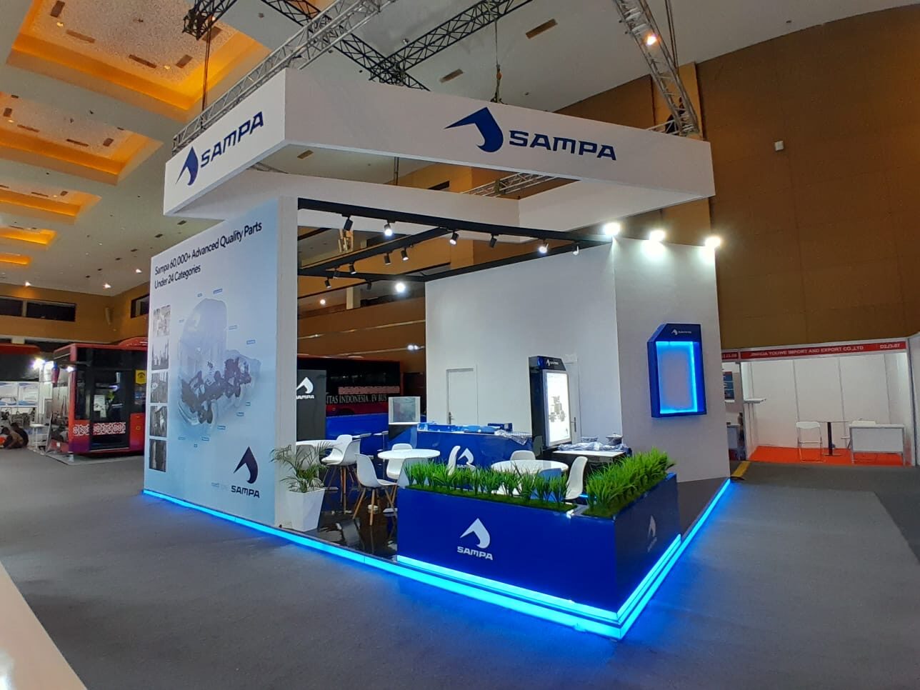 Dikey Design exhibition stand project view 72