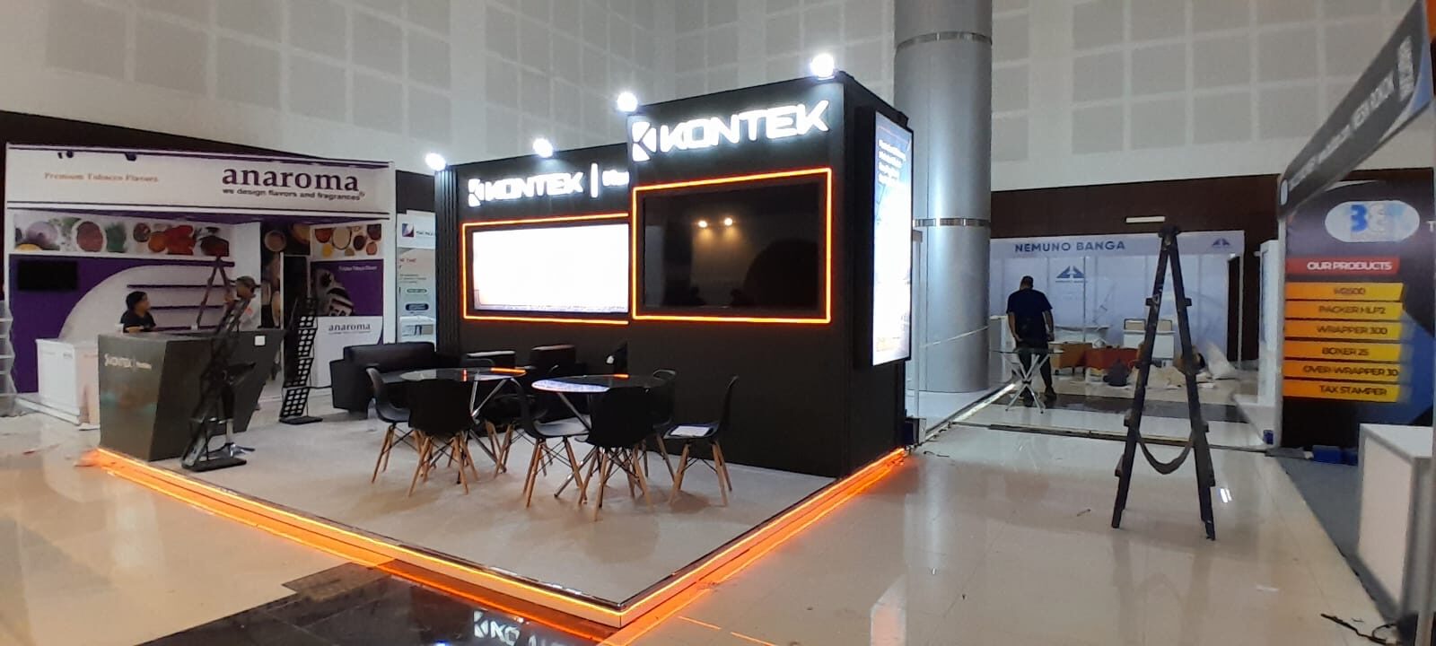 Dikey Design exhibition stand project view 28