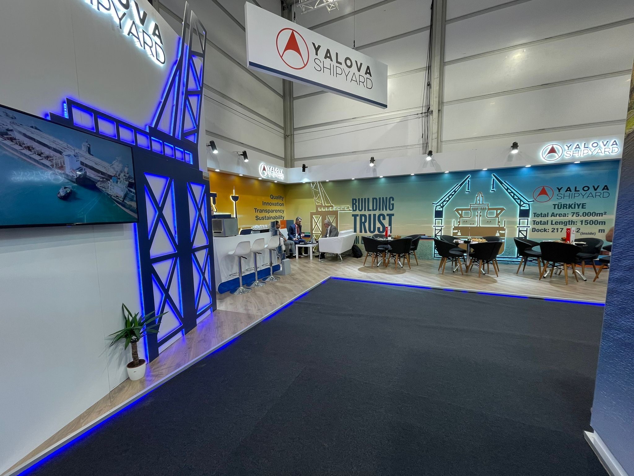 Dikey Design exhibition stand project view 100