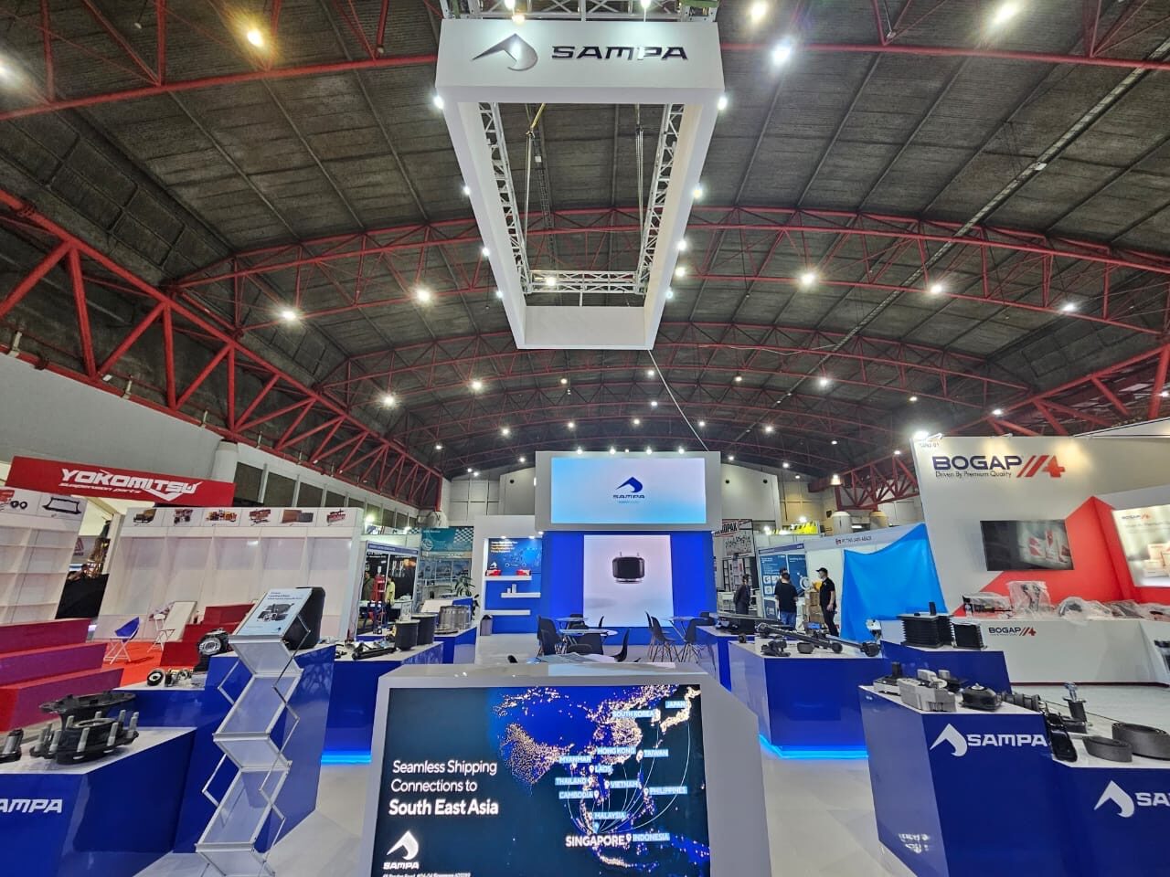 Dikey Design exhibition stand project view 135